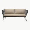 Tuin loungebank Mundo met kunststoffen vlechtwerk (2-zits)^Bloomingville Discount