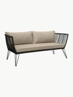 Tuin loungebank Mundo met kunststoffen vlechtwerk (2-zits)^Bloomingville Discount