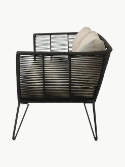 Tuin loungebank Mundo met kunststoffen vlechtwerk (2-zits)^Bloomingville Discount