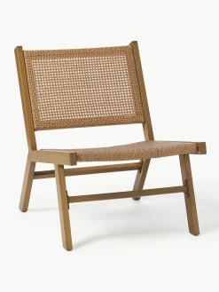 Tuin loungefauteuil Palina in houtoptiek^Westwing Collection Sale