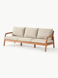Tuin loungeset Bergen uit eucalyptushout, 4-delig^Westwing Collection Clearance