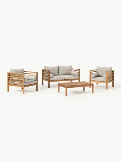 Tuin loungeset Bo, 4-delig^Westwing Collection Best