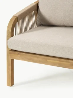 Tuin loungeset Lu van acaciahout, 4-delig^Westwing Collection Sale