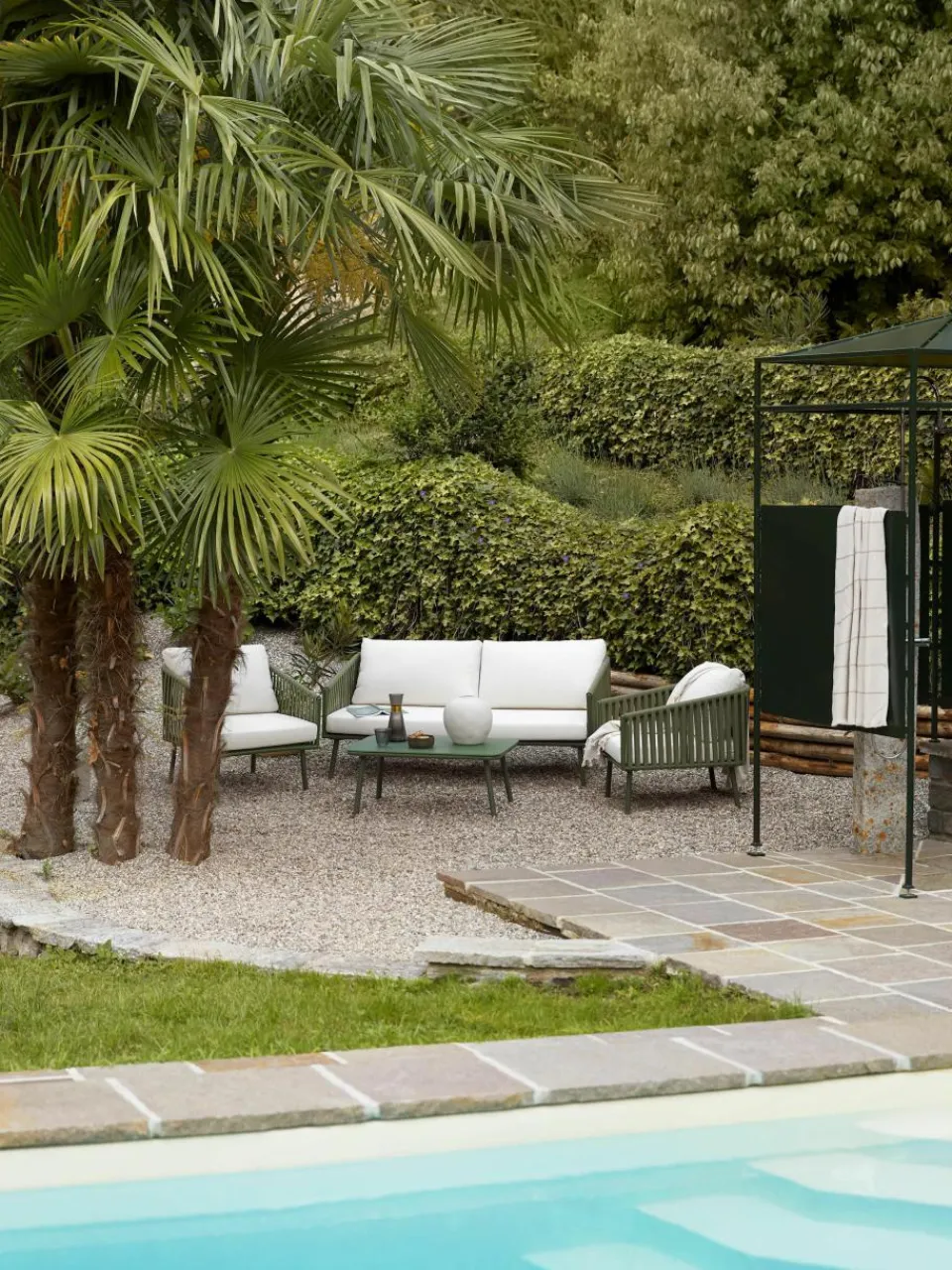 Tuin loungeset Malo, 4-delig^Westwing Collection Discount