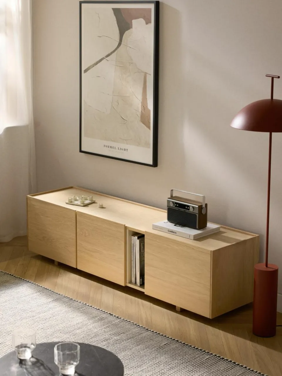 Tv-meubel Larsen van hout^Westwing Collection Sale