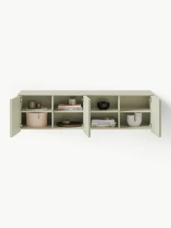 Tv-meubel Shea met geribde voorzijde^Westwing Collection Sale