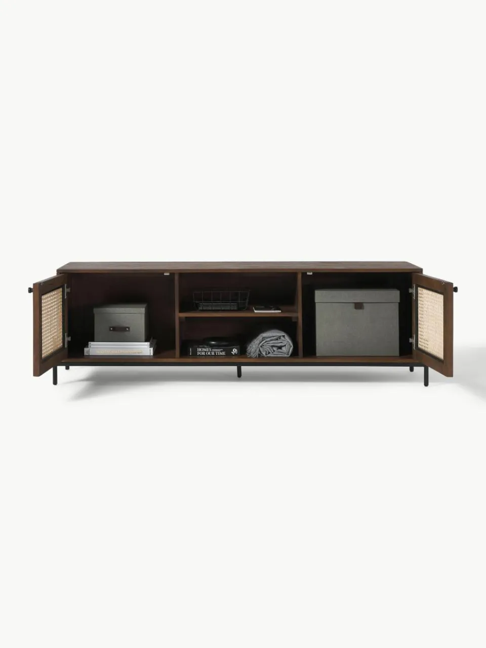 Tv-meubel Vienna met Weens vlechtwerk^Westwing Collection Clearance