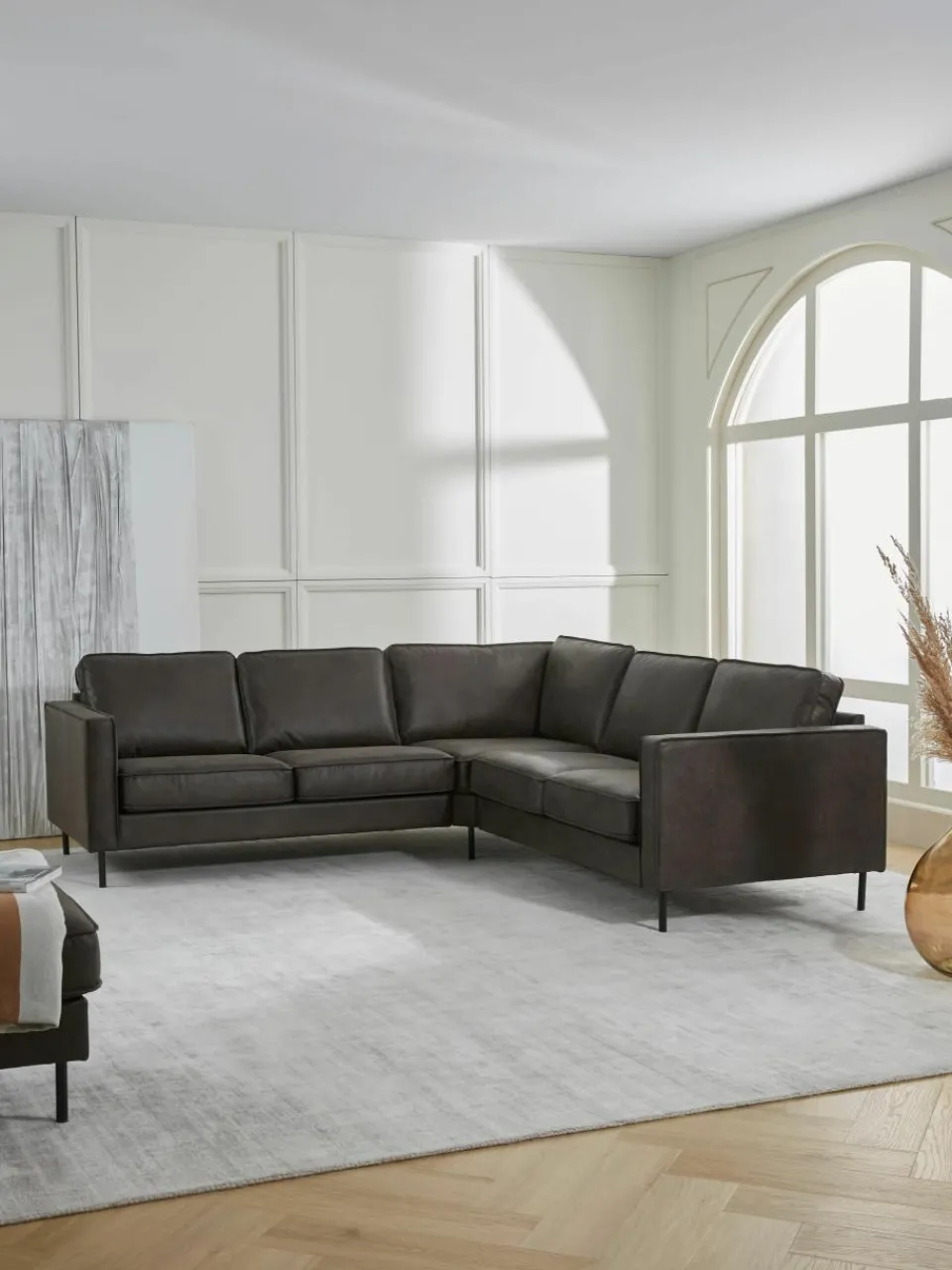 U-bank Hunter van gerecycled leer^Westwing Collection Fashion