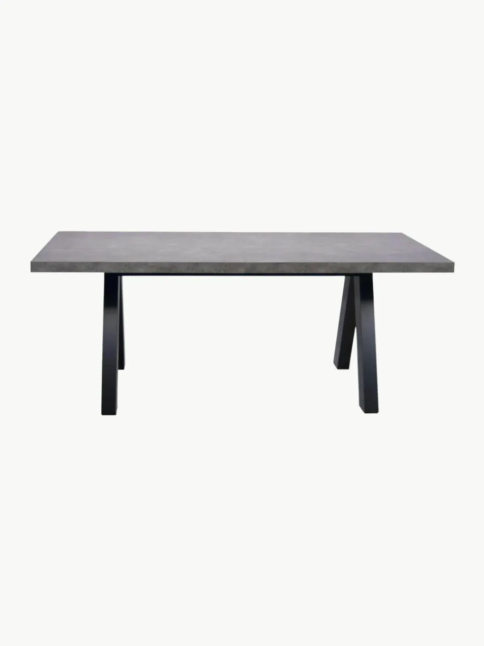 Uitschuifbare eettafel Apex in beton optiek, 200 - 250 x 100 cm^Westwing Best