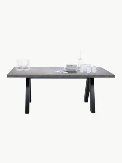 Uitschuifbare eettafel Apex in beton optiek, 200 - 250 x 100 cm^Westwing Best