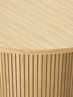 Uitschuifbare eettafel Filo met groefstructuur, 120 - 160 x 75 cm^Westwing Collection Discount