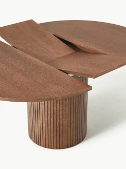 Uitschuifbare eettafel Filo met groefstructuur, 120 - 160 x 75 cm^Westwing Collection Discount