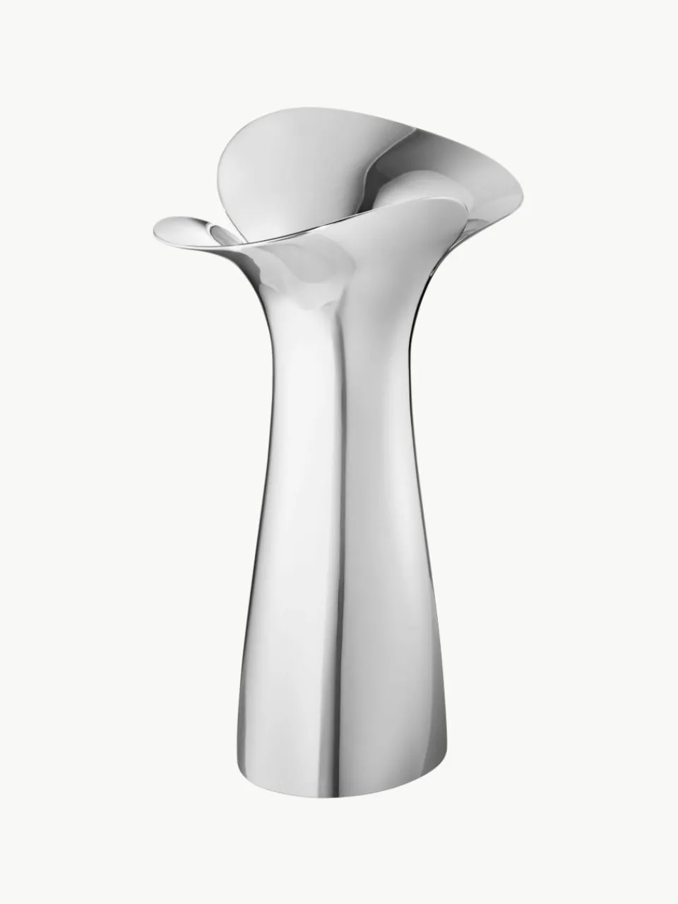 Vaas Bloom Botanica van edelstaal, H 22 cm^GEORG JENSEN Online
