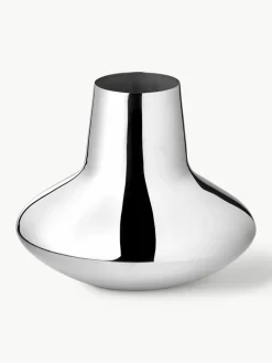 Vaas Henning Koppel van edelstaal, H 22 cm^GEORG JENSEN New
