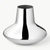 Vaas Henning Koppel van edelstaal, H 19 cm^GEORG JENSEN Online