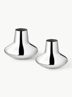 Vaas Henning Koppel van edelstaal, H 19 cm^GEORG JENSEN Online