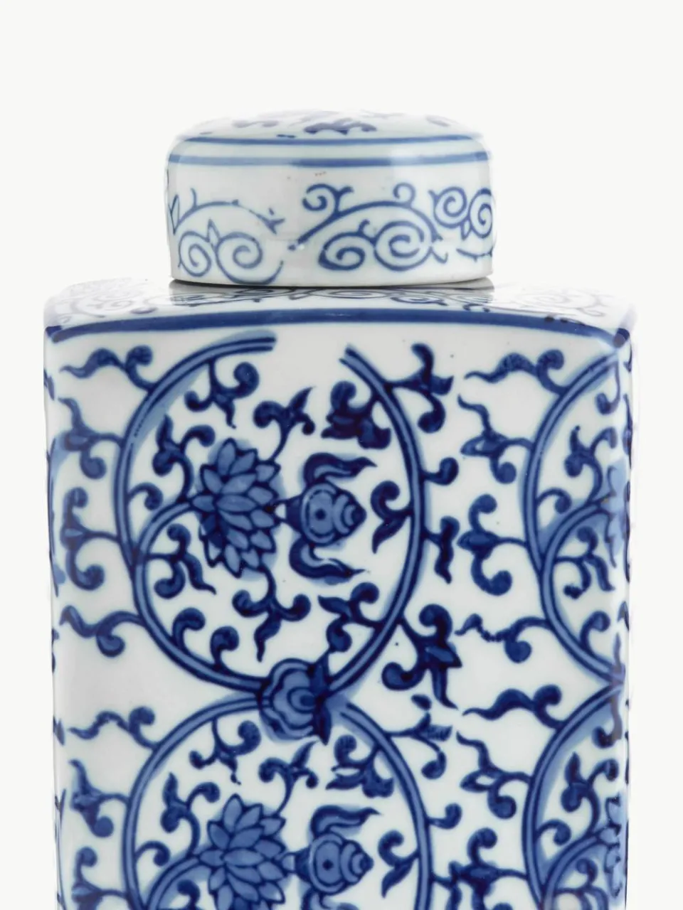 Vaas met deksel Ella van porselein, H 17 cm^Westwing Sale