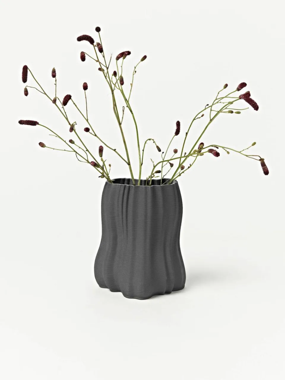 Vaas Moire van keramiek, H 20 cm^ferm LIVING Sale