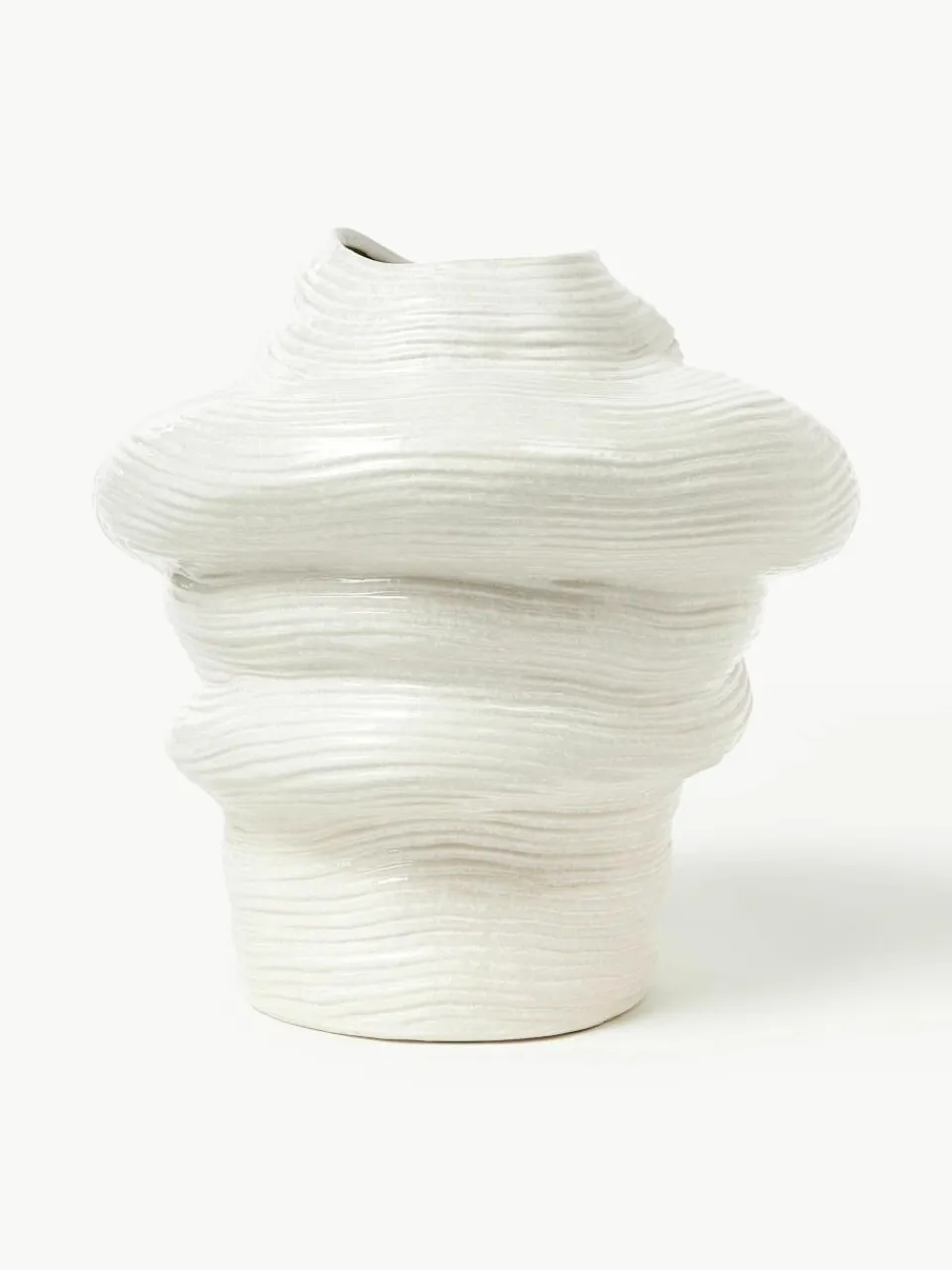 Vaas Moss van keramiek, H 36 cm^Westwing Collection Hot