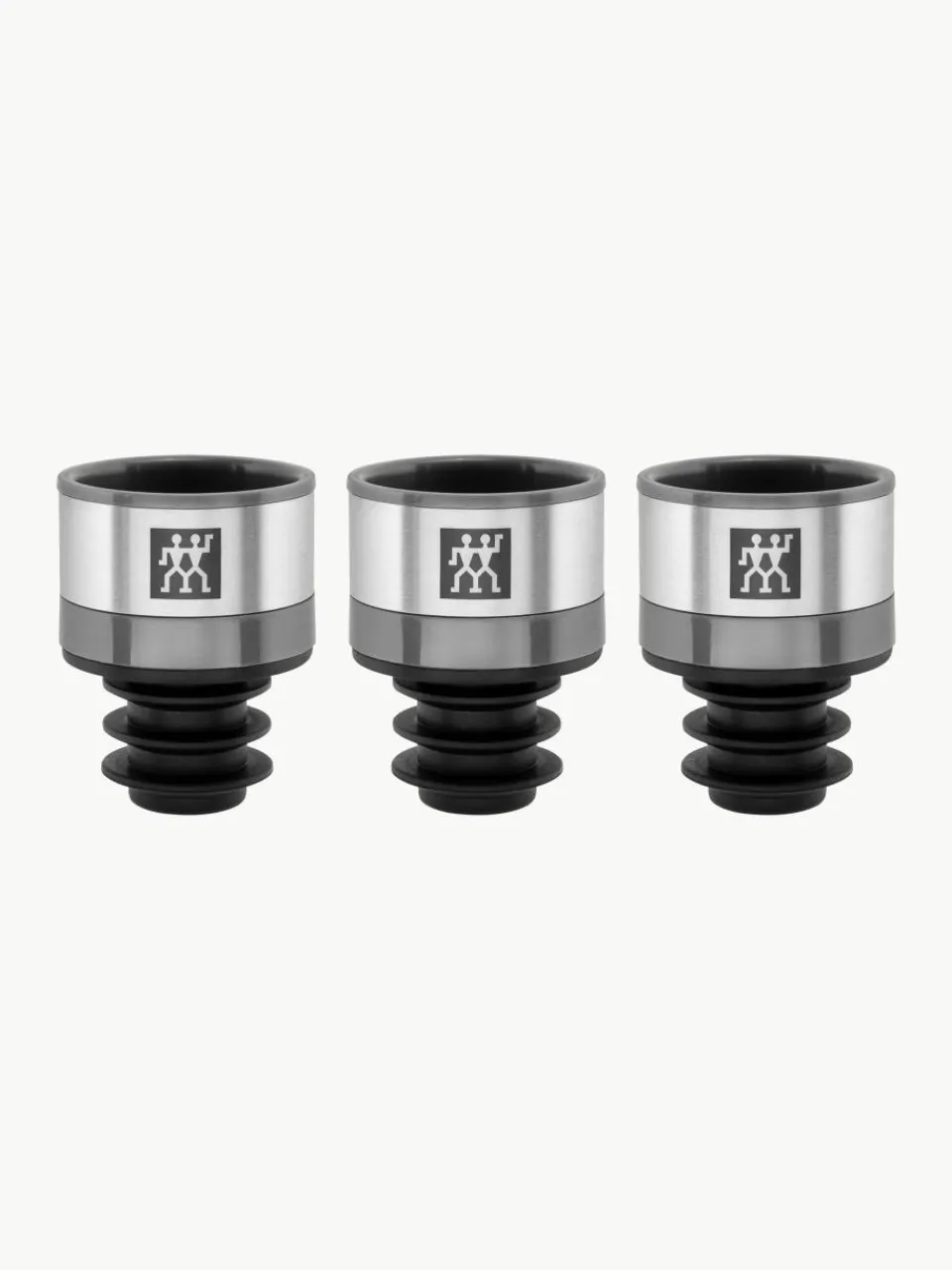 Vacuüm wijnstopper Fresh & Save van edelstaal, 3 stuks^ZWILLING Outlet