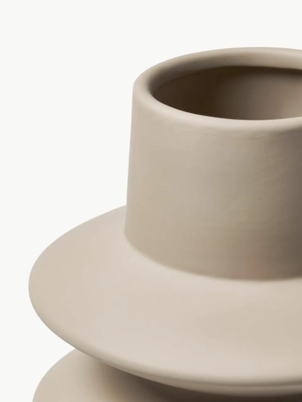 Vazen Isen van keramiek, 2-delig^Westwing Collection Outlet