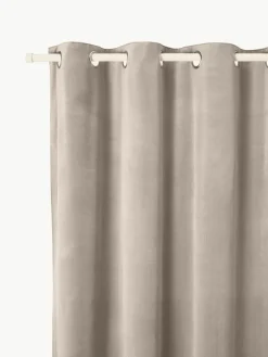 Verduisterend fluwelen gordijn Rush met oogjes, set van 2^Westwing Collection Online