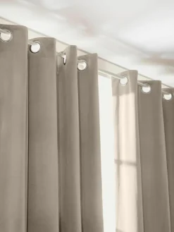 Verduisterend fluwelen gordijn Rush met oogjes, set van 2^Westwing Collection Online