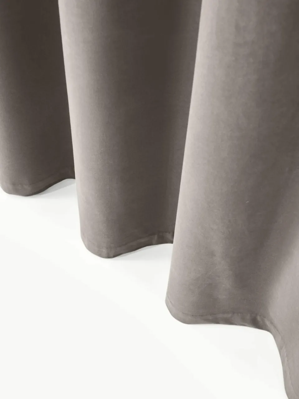 Verduisterend fluwelen gordijn Rush met oogjes, set van 2^Westwing Collection Discount
