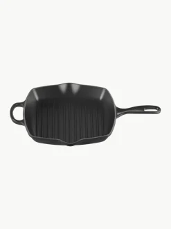 Vierkante grillpan Signature Collection van gietijzer met gegroefde structuur^LE CREUSET Sale