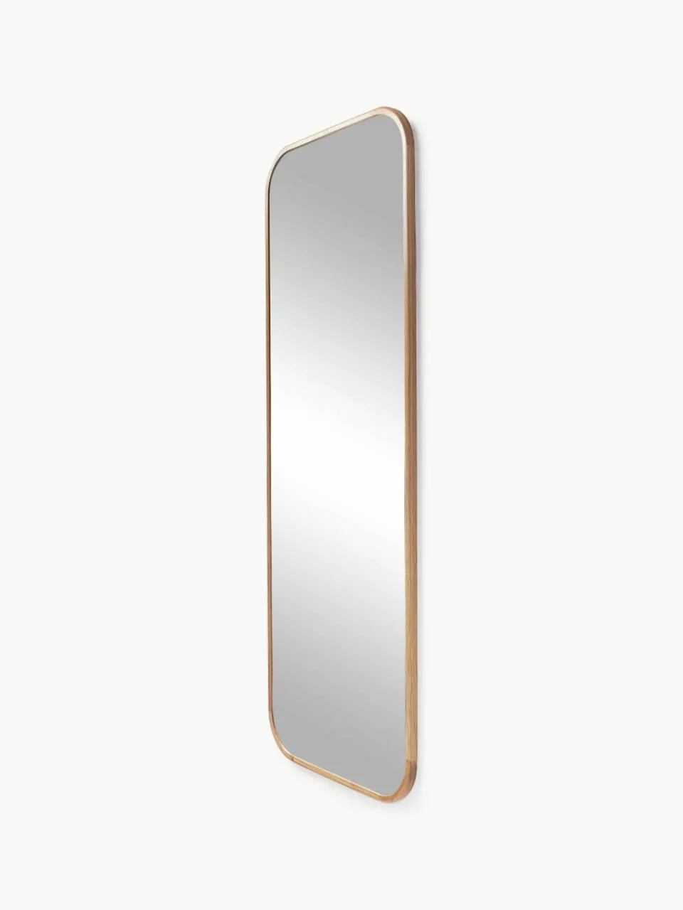 Vierkante wandspiegel Levan met eikenhout lijst^Westwing Collection Outlet