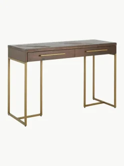Visgraat sidetable Class met acaciahoutfineer^Dutchbone Online