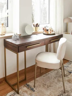 Visgraat sidetable Class met acaciahoutfineer^Dutchbone Online