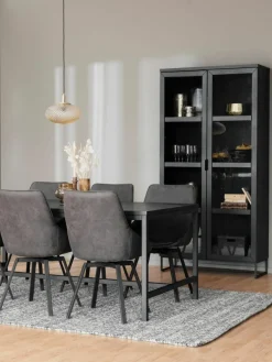 Vitrine Everett van eikenhout^Rowico Fashion