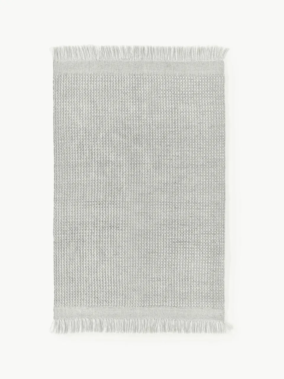 Vlak geweven vloerkleed Ryder met franjes^Westwing Collection Fashion