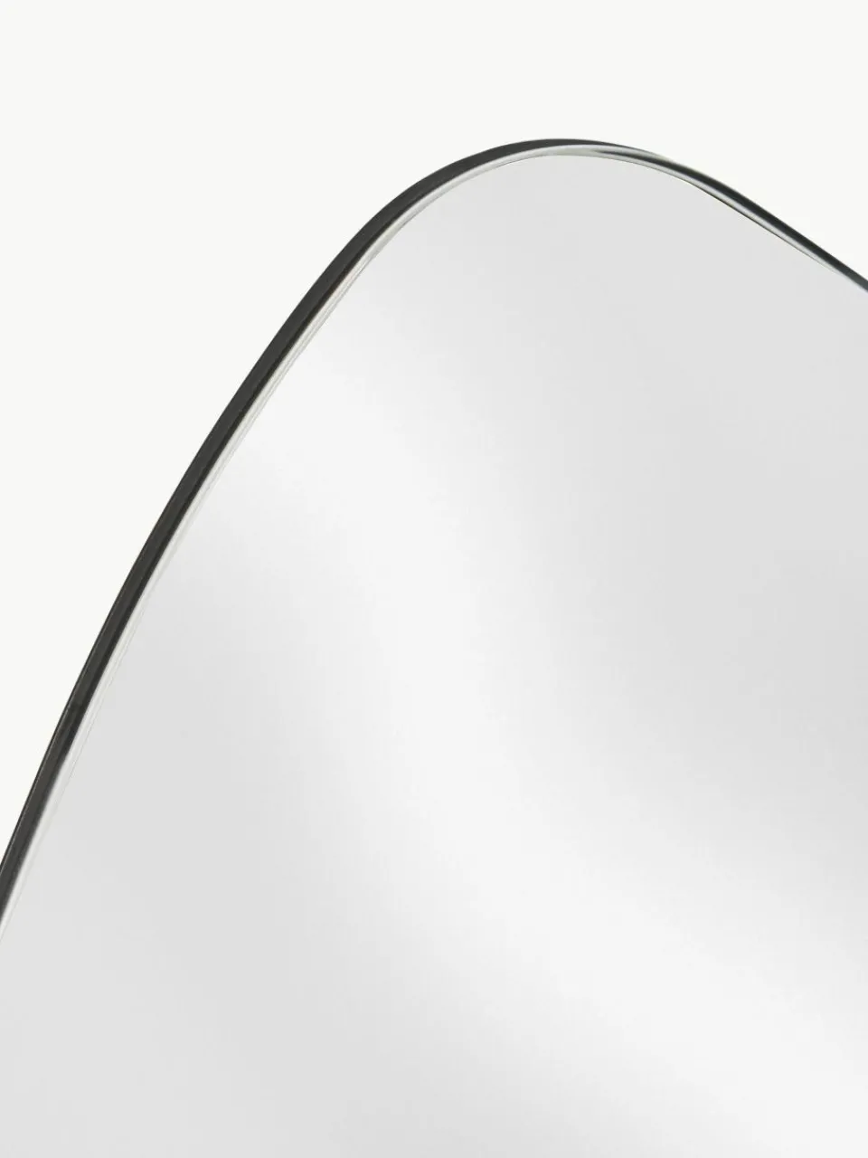 Vloerspiegel Bonita met voetstuk in marmerlook^Westwing Collection Clearance