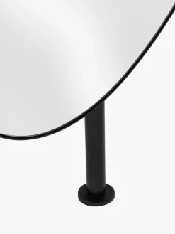 Vloerspiegel Ophelia voor wandbevestiging van metaal^Westwing Collection Clearance