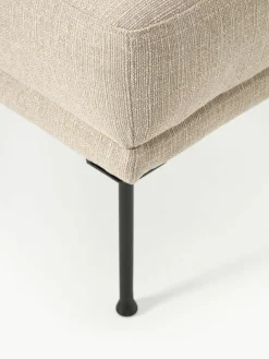 Voetenbank Fluente met metalen poten^Westwing Collection Hot