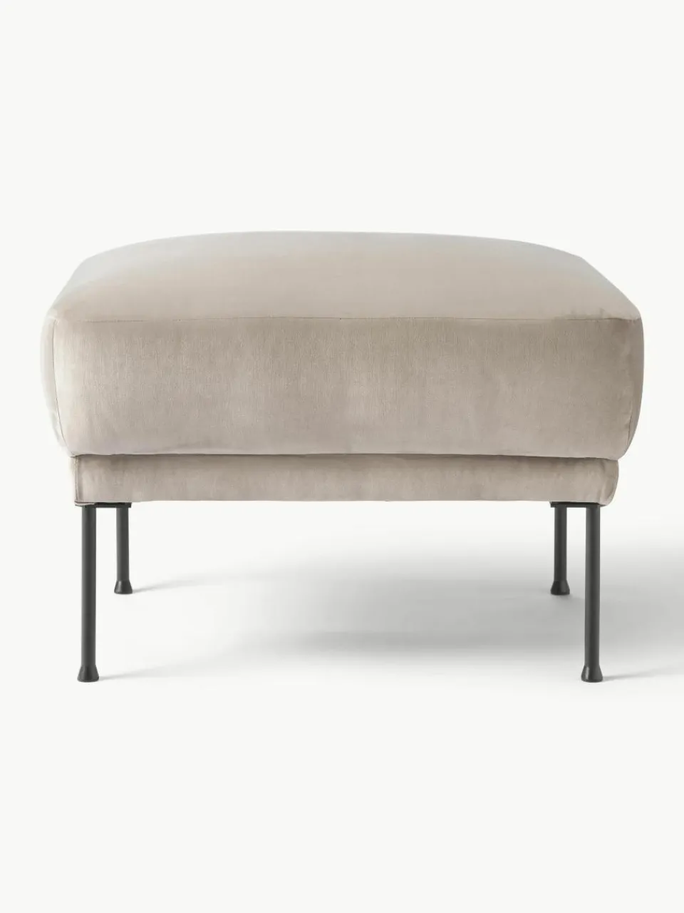 Voetenbank Fluente van fluweel^Westwing Collection Best