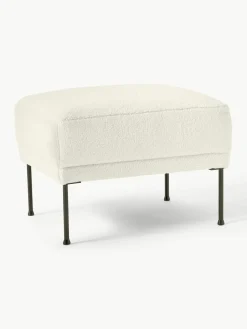 Voetenbank Fluente van teddystof^Westwing Collection Clearance