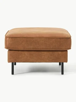 Voetenbank Hunter van gerecycled leer^Westwing Collection Discount