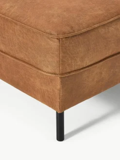 Voetenbank Hunter van gerecycled leer^Westwing Collection Discount