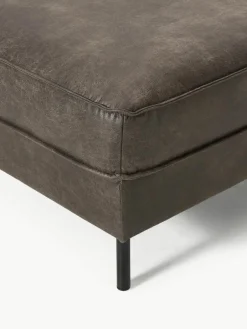 Voetenbank Hunter van gerecycled leer^Westwing Collection Discount