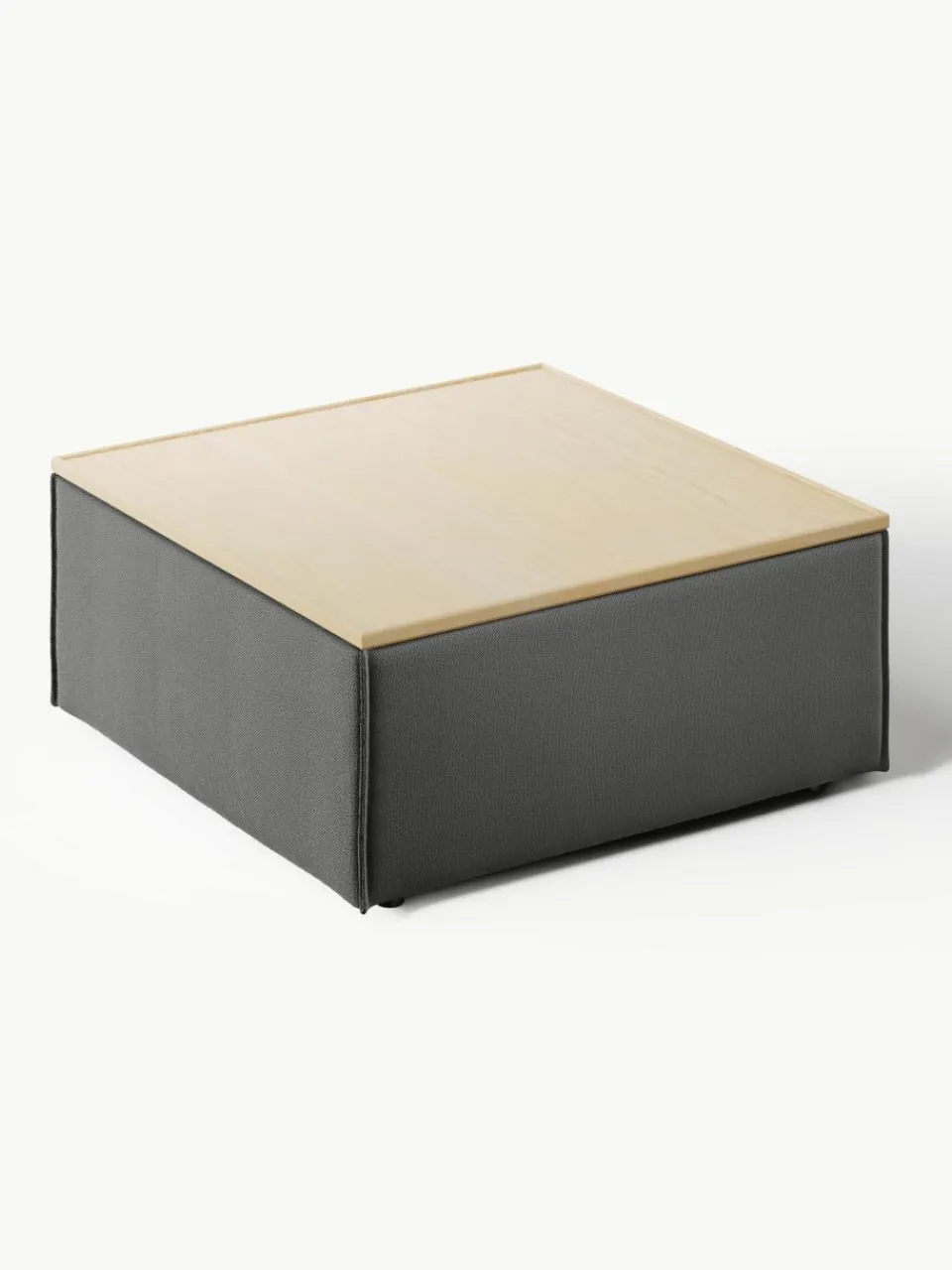 Voetenbank Lennon met opbergruimte^Westwing Collection Fashion