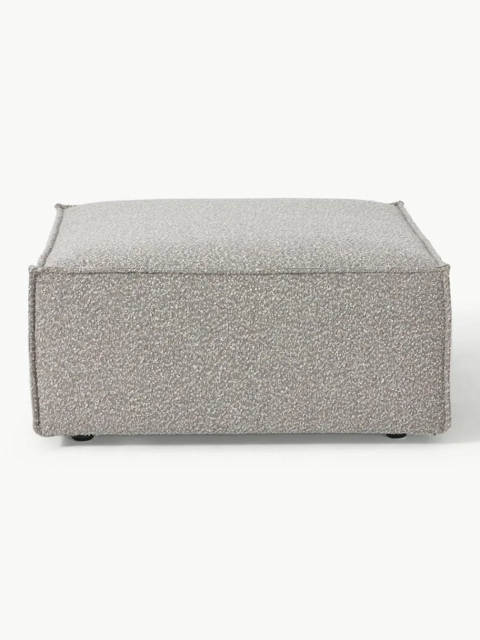 Voetenbank Lennon uit bouclé^Westwing Collection New