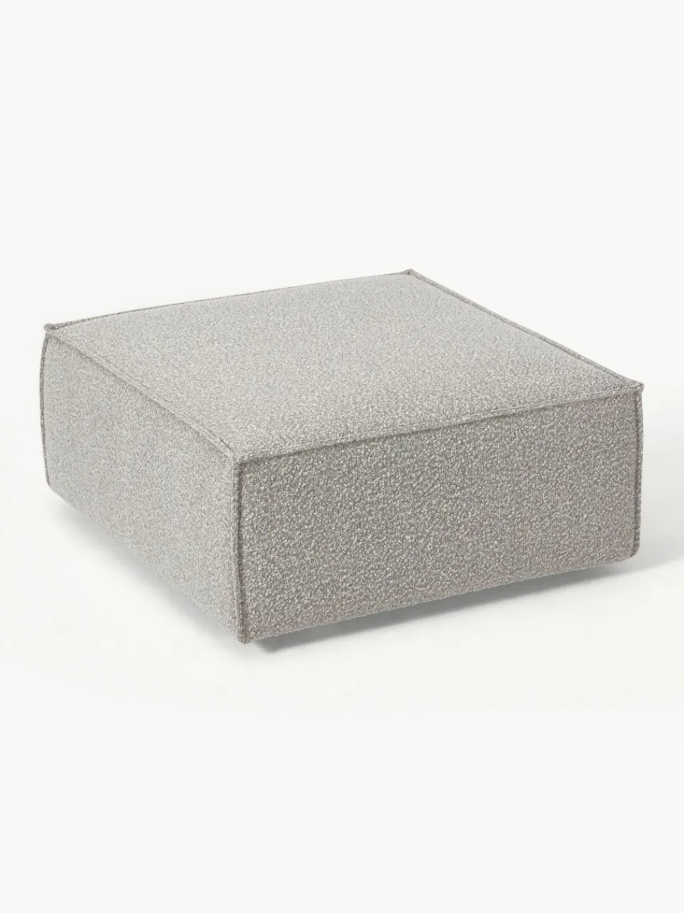 Voetenbank Lennon uit bouclé^Westwing Collection New