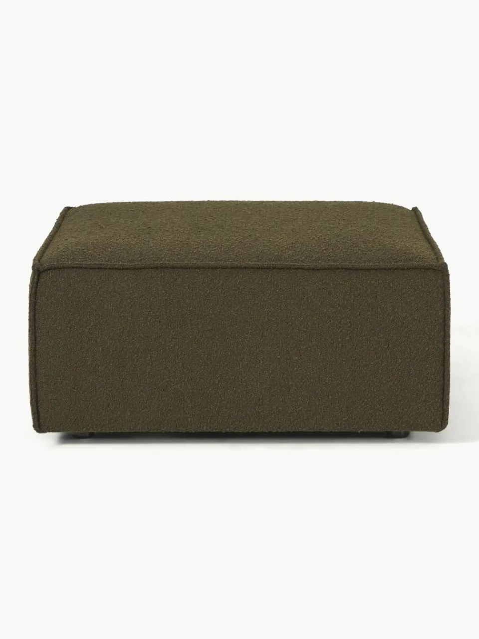 Voetenbank Lennon uit bouclé^Westwing Collection Best