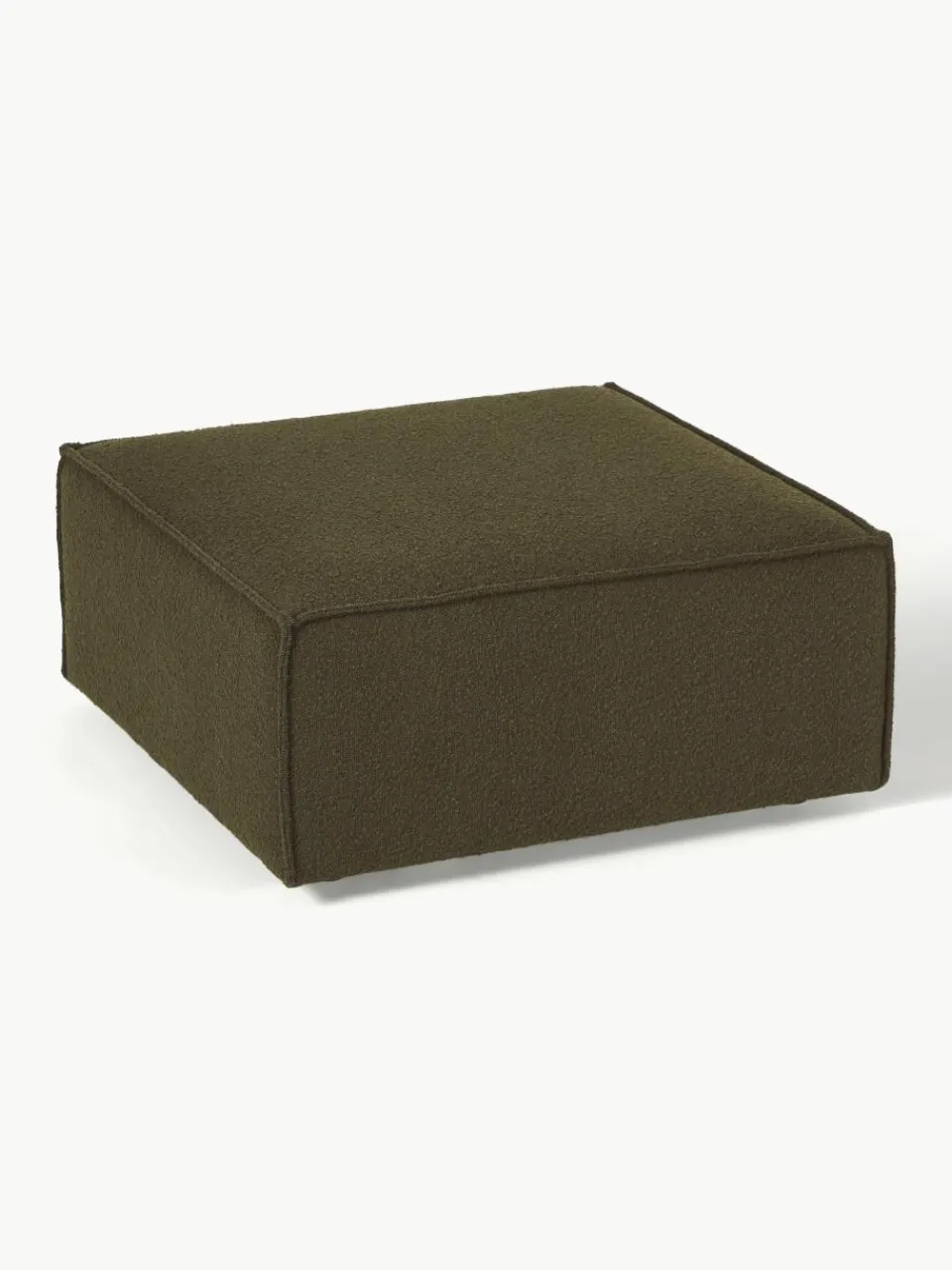 Voetenbank Lennon uit bouclé^Westwing Collection Best