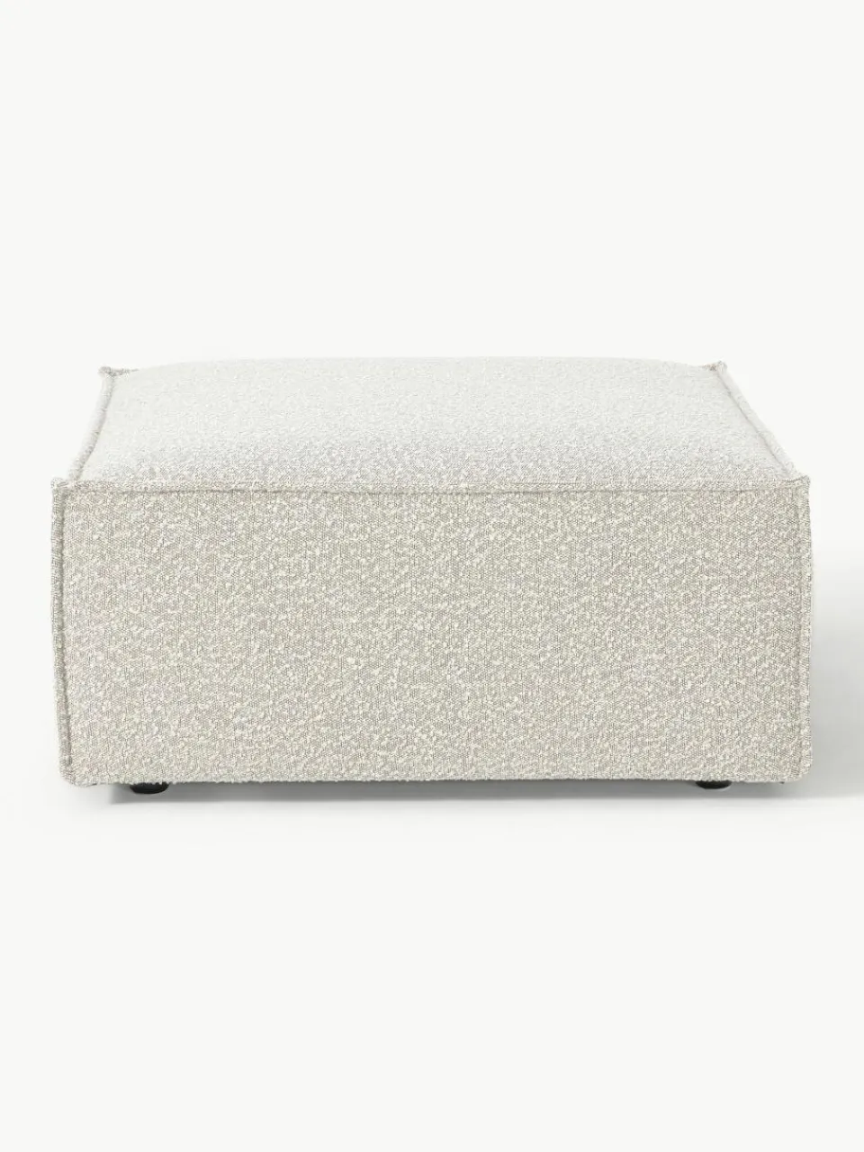 Voetenbank Lennon uit bouclé^Westwing Collection New