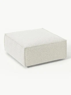 Voetenbank Lennon uit bouclé^Westwing Collection New