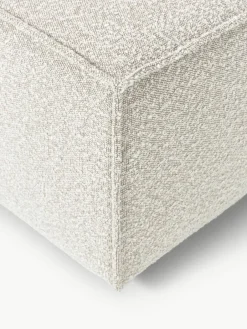 Voetenbank Lennon uit bouclé^Westwing Collection New